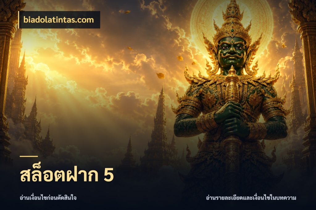 สล็อตฝาก 5 biadolatintas.com เลือกสไตล์จากยอดและรูปแบบที่ตรงใจ