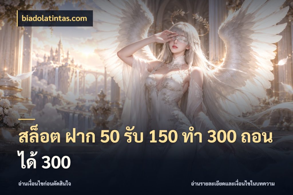 สล็อต ฝาก 50 รับ 150 ทํา 300 ถอนได้ 300 เปิดมุมโปรให้เข้ากับเกมแนวโปรด ในมุม biadolatintas.com