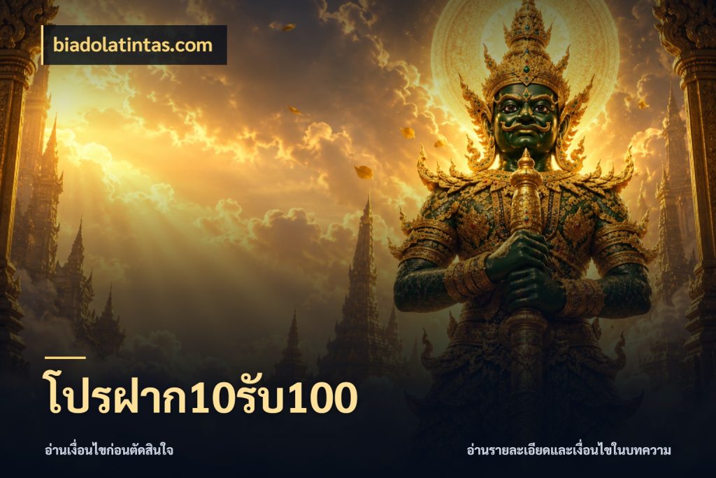 โปรฝาก10รับ100 biadolatintas.com เปิดมุมโปรให้เข้ากับเกมแนวโปรด