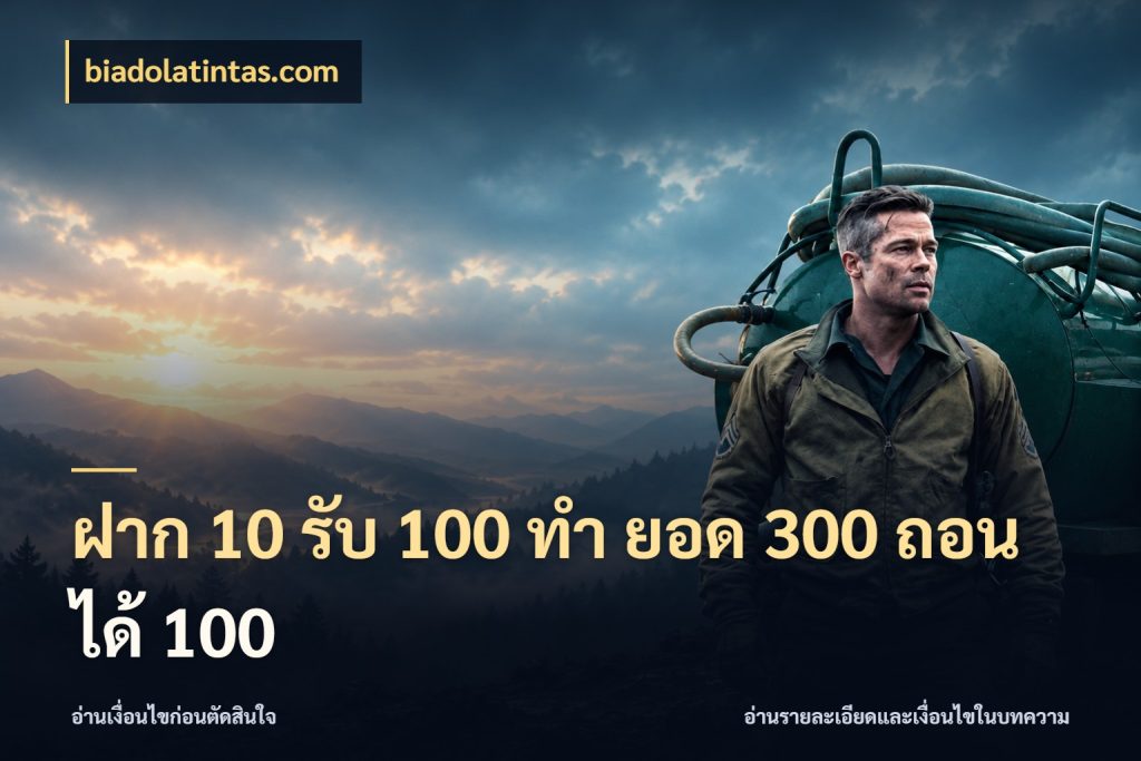 ฝาก 10 รับ 100 ทํา ยอด 300 ถอนได้ 100 biadolatintas.com สายโบนัสเลือกจังหวะสนุกได้อย่างไร