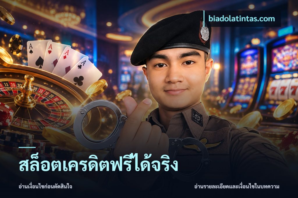 สล็อตเครดิตฟรีได้จริง