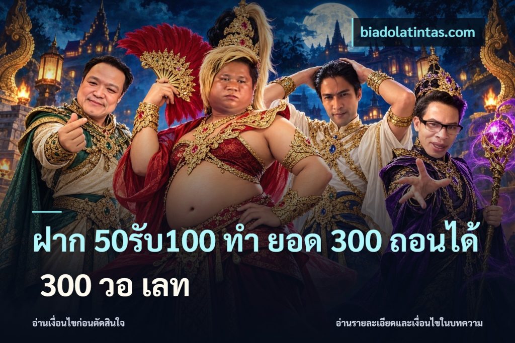 ฝาก 50รับ100 ทํา ยอด 300 ถอนได้ 300 วอ เลท