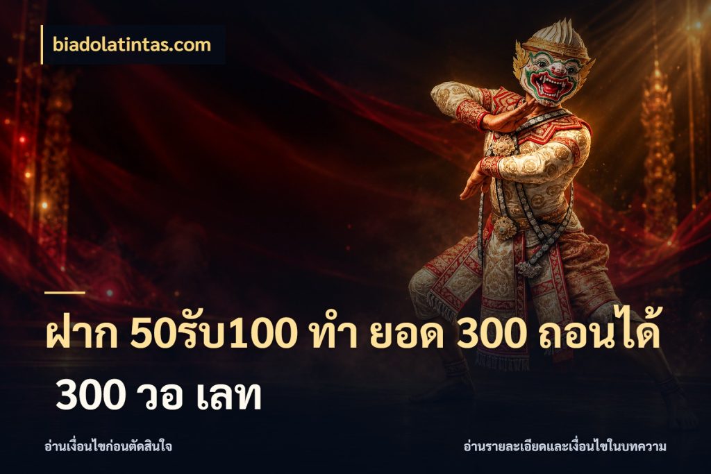 ฝาก 50รับ100 ทํา ยอด 300 ถอนได้ 300 วอ เลท จับคู่โบนัสกับสไตล์เกมที่ชอบ ในมุม biadolatintas.com