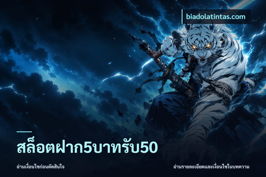 สล็อตฝาก5บาทรับ50