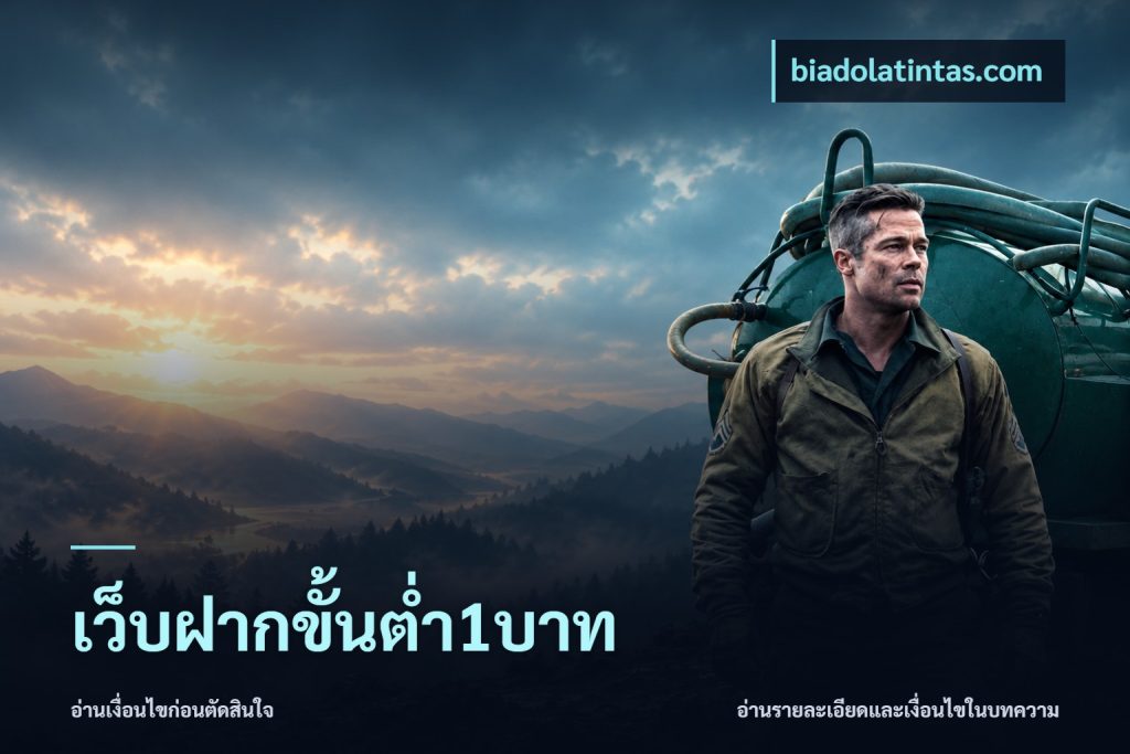 เว็บฝากขั้นต่ำ1บาท
