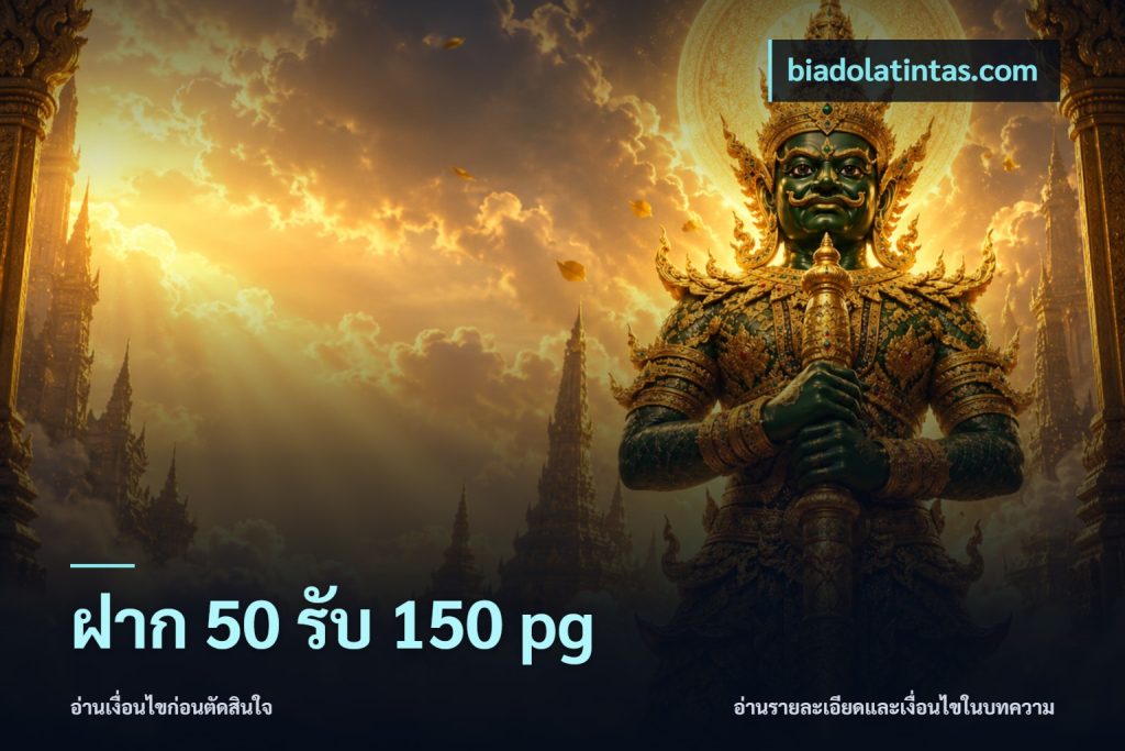 ฝาก 50 รับ 150 pg