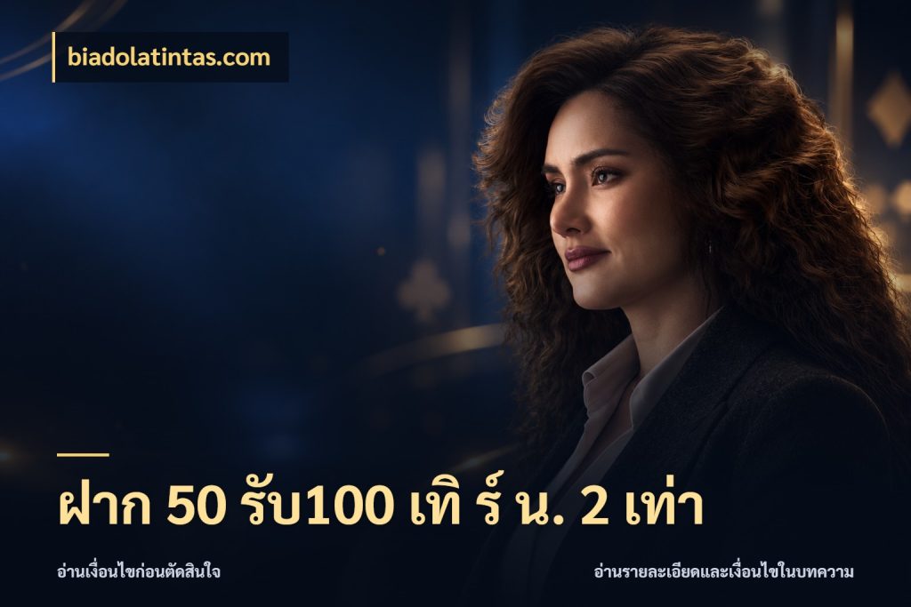 ฝาก 50 รับ100 เทิ ร์ น. 2 เท่า จับคู่โบนัสกับสไตล์เกมที่ชอบ สไตล์ biadolatintas.com
