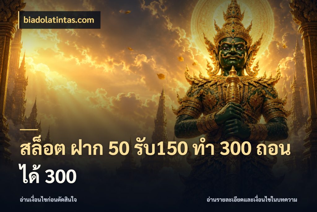 สล็อต ฝาก 50 รับ150 ทํา 300 ถอนได้ 300 สนุกกับตัวเลือกโปรในสไตล์ของคุณ ในมุม biadolatintas.com