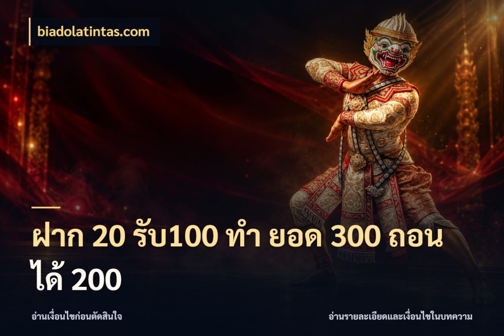 ฝาก 20 รับ100 ทํา ยอด 300 ถอนได้ 200 สนุกกับตัวเลือกโปรในสไตล์ของคุณ สไตล์ biadolatintas.com
