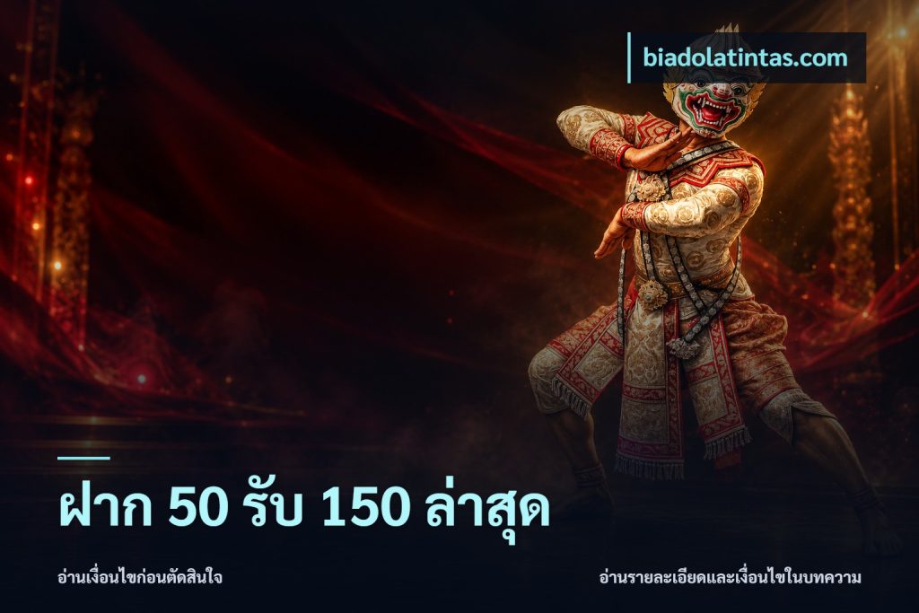 ฝาก 50 รับ 150 ล่าสุด