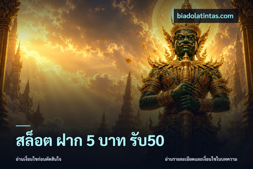 สล็อต ฝาก 5 บาท รับ50