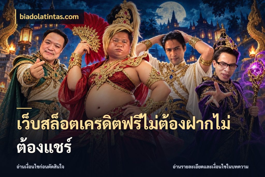 เว็บสล็อตเครดิตฟรีไม่ต้องฝากไม่ต้องแชร์ biadolatintas.com รู้จักยอดและขอบเขตของเครดิตฟรี