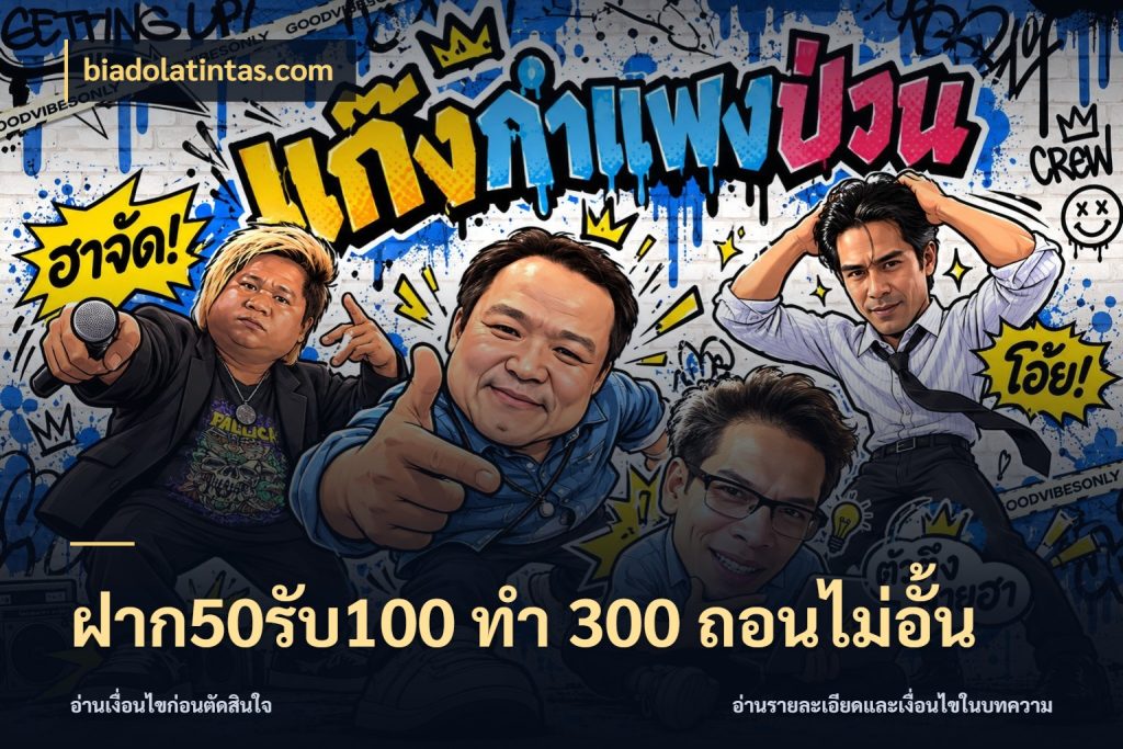 ฝาก50รับ100 ทํา 300 ถอนไม่อั้น โปรยอดรับที่สายเกมสนใจ สไตล์ biadolatintas.com