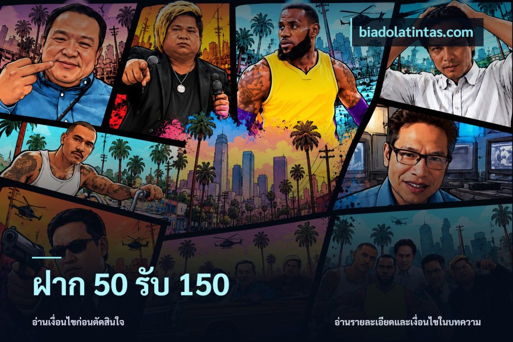 ฝาก 50 รับ 150