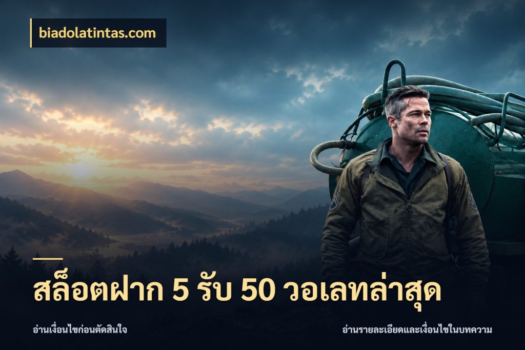 สล็อตฝาก 5 รับ 50 วอเลทล่าสุด สายโบนัสเลือกจังหวะสนุกได้อย่างไร สไตล์ biadolatintas.com
