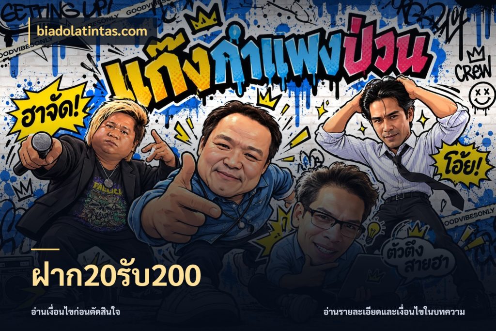 ฝาก20รับ200 biadolatintas.com จับประเด็นยอดรับก่อนเลือกความสนุก