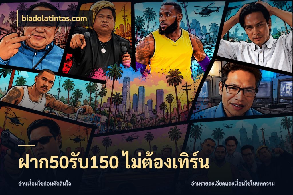 ฝาก50รับ150 ไม่ต้องเทิร์น เครดิตกับรูปแบบโปรที่ตรงใจ ในมุม biadolatintas.com