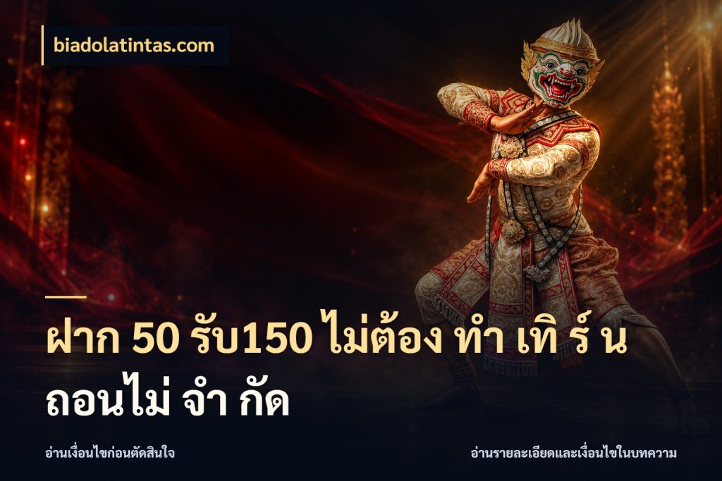 ฝาก 50 รับ150 ไม่ต้อง ทํา เทิ ร์ น ถอนไม่ จํา กัด โปรยอดรับที่สายเกมสนใจ ในมุม biadolatintas.com