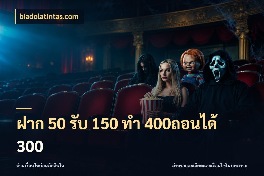 ฝาก 50 รับ 150 ทํา 400ถอนได้ 300 โปรยอดรับที่สายเกมสนใจ สไตล์ biadolatintas.com