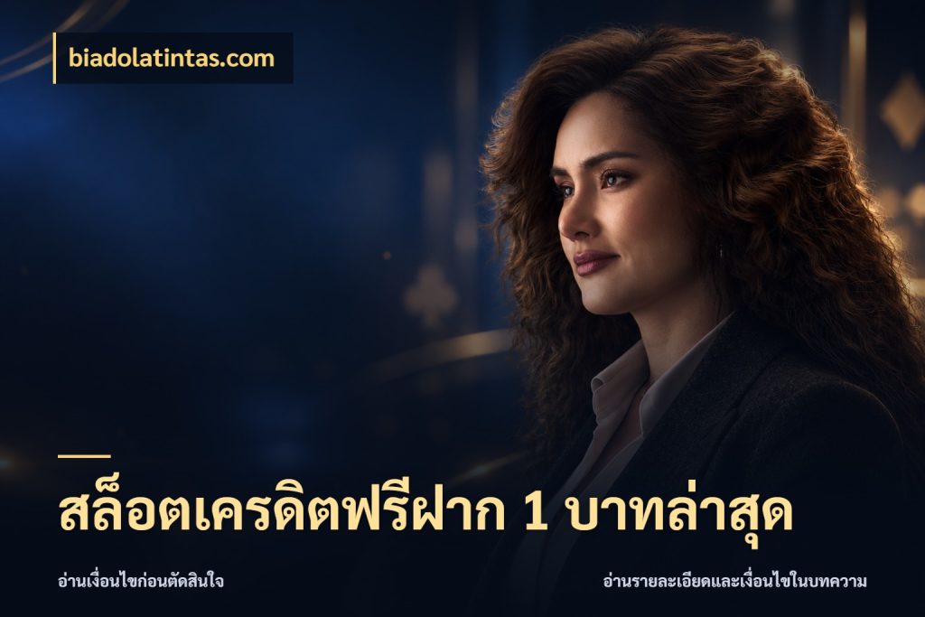 สล็อตเครดิตฟรีฝาก 1 บาทล่าสุด จากชื่อเครดิตฟรีสู่ความสนุกที่เข้าใจได้ สไตล์ biadolatintas.com