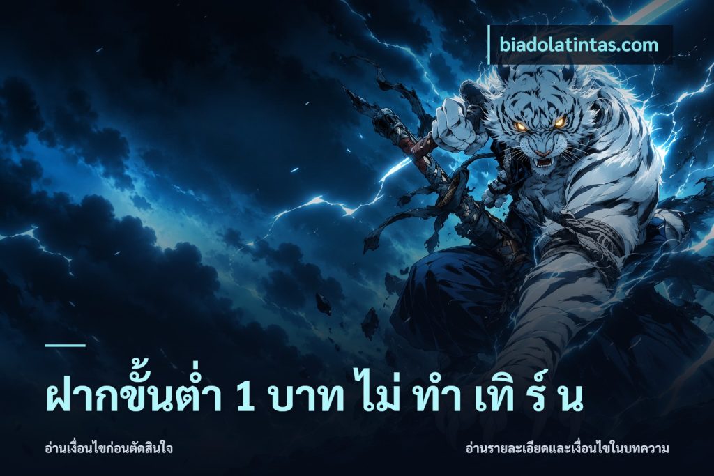 ฝากขั้นต่ำ 1 บาท ไม่ ทำ เทิ ร์ น