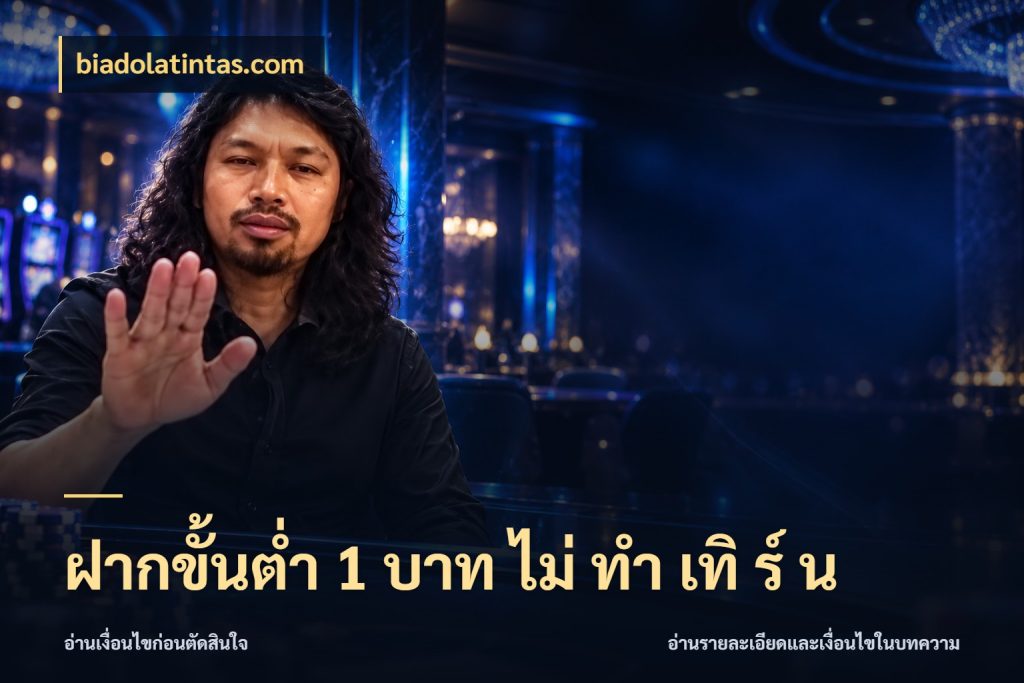 ฝากขั้นต่ำ 1 บาท ไม่ ทำ เทิ ร์ น จำนวนเริ่มต้นกับสไตล์เกมที่ชอบ ในมุม biadolatintas.com