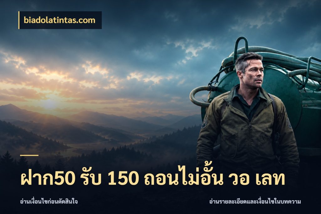 ฝาก50 รับ 150 ถอนไม่อั้น วอ เลท จุดเด่นของเครดิตที่คนชอบเกมอยากรู้ ในมุม biadolatintas.com