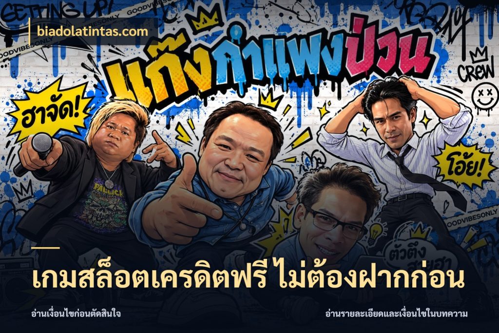 เกมสล็อตเครดิตฟรี ไม่ต้องฝากก่อน จับมุมเด่นของเครดิตฟรีให้ตรงใจ สไตล์ biadolatintas.com