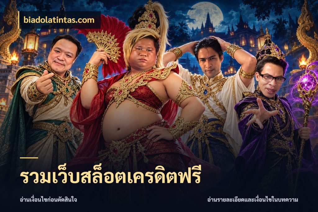รวมเว็บสล็อตเครดิตฟรี สายโบนัสเลือกมุมเครดิตให้ตรงสไตล์ กับ biadolatintas.com