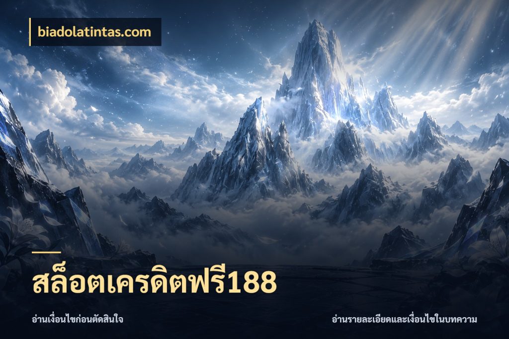 สล็อตเครดิตฟรี188 เลือกสไตล์ความสนุกจากรูปแบบเครดิต ในมุม biadolatintas.com