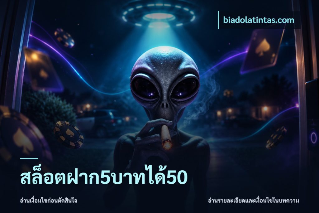 สล็อตฝาก5บาทได้50