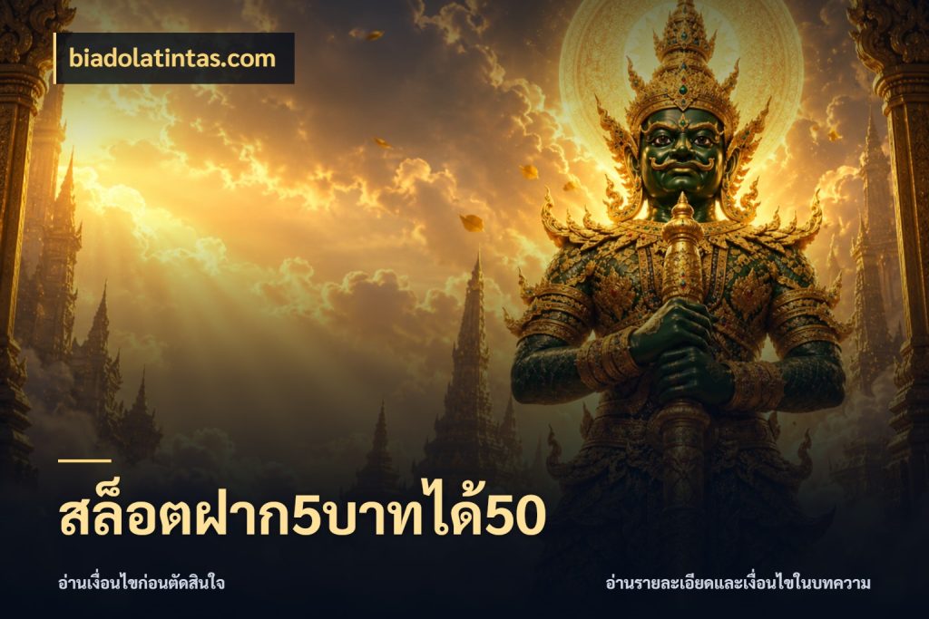 สล็อตฝาก5บาทได้50 เครดิตกับรูปแบบโปรที่ตรงใจ ในมุม biadolatintas.com