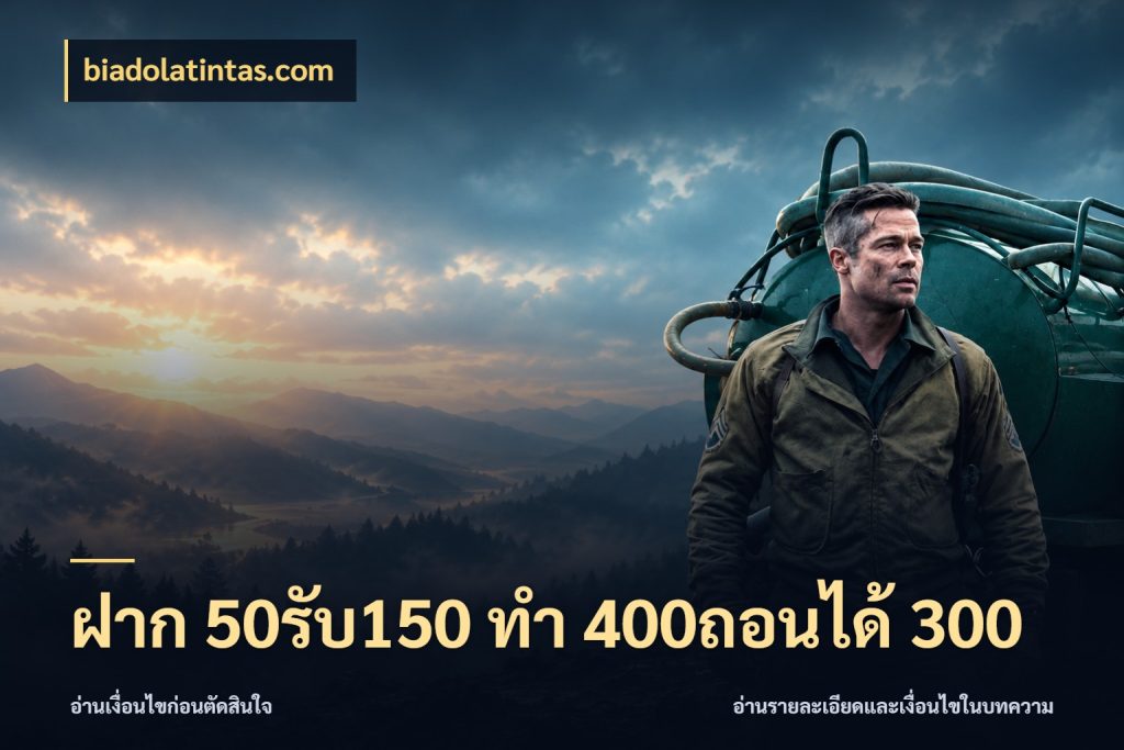 ฝาก 50รับ150 ทํา 400ถอนได้ 300 จับคู่โบนัสกับสไตล์เกมที่ชอบ กับ biadolatintas.com