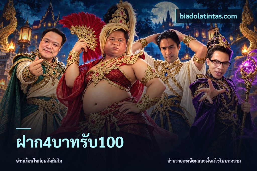 ฝาก4บาทรับ100