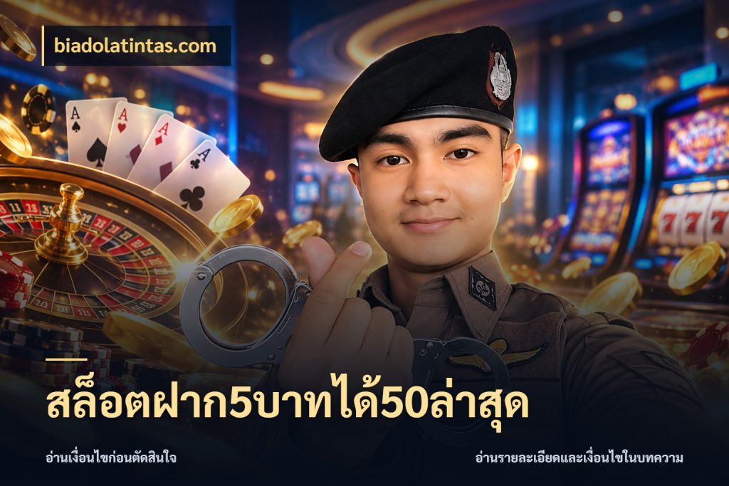 สล็อตฝาก5บาทได้50ล่าสุด สนุกกับตัวเลือกโปรในสไตล์ของคุณ ในมุม biadolatintas.com