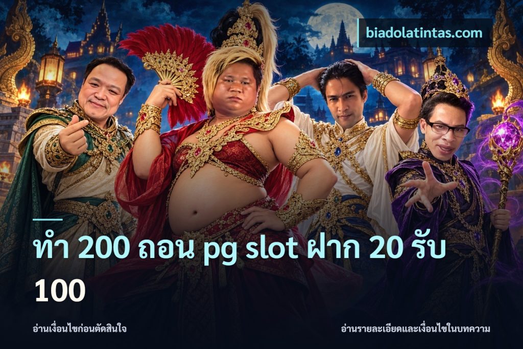 ทํา 200 ถอน pg slot ฝาก 20 รับ 100