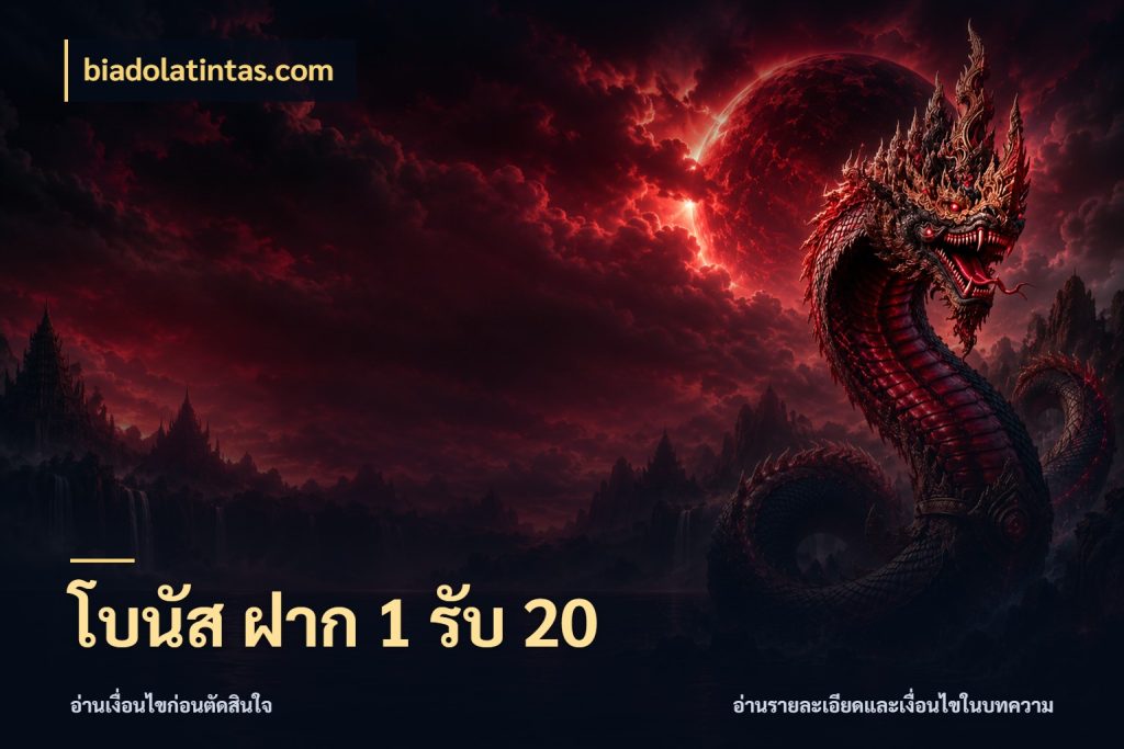 โบนัส ฝาก 1 รับ 20 รูปแบบโบนัสกับสิทธิ์ของสายเกม กับ biadolatintas.com
