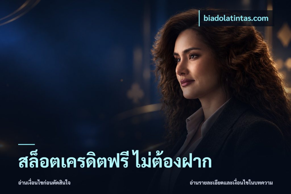 สล็อตเครดิตฟรี ไม่ต้องฝาก