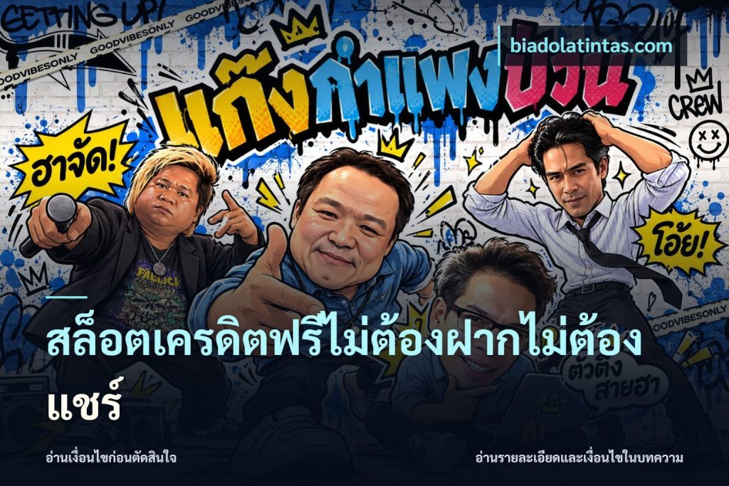 สล็อตเครดิตฟรีไม่ต้องฝากไม่ต้องแชร์