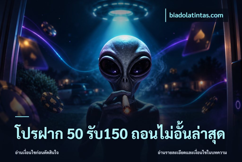 โปรฝาก 50 รับ150 ถอนไม่อั้นล่าสุด