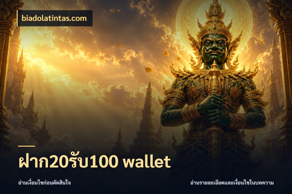ฝาก20รับ100 wallet เปิดมุมโปรให้เข้ากับเกมแนวโปรด ในมุม biadolatintas.com