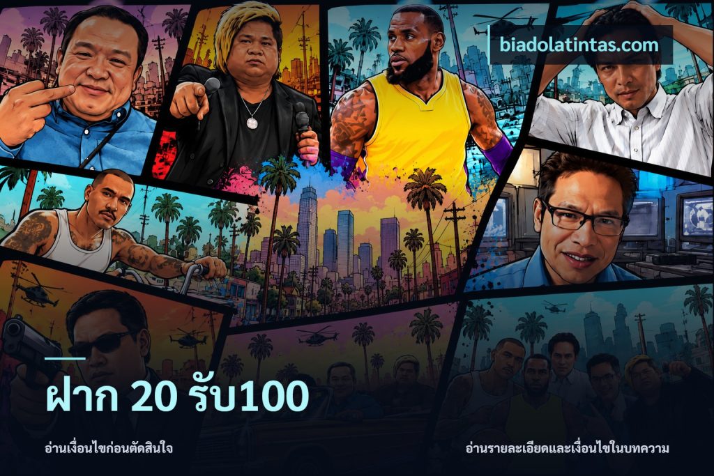 ฝาก 20 รับ100