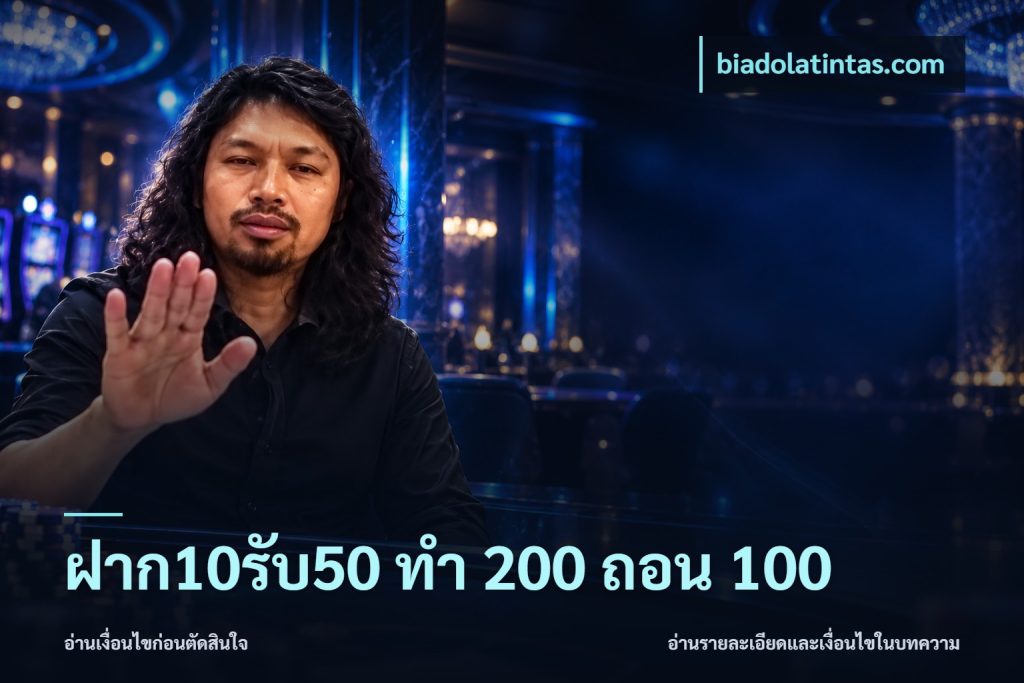 ฝาก10รับ50 ทํา 200 ถอน 100