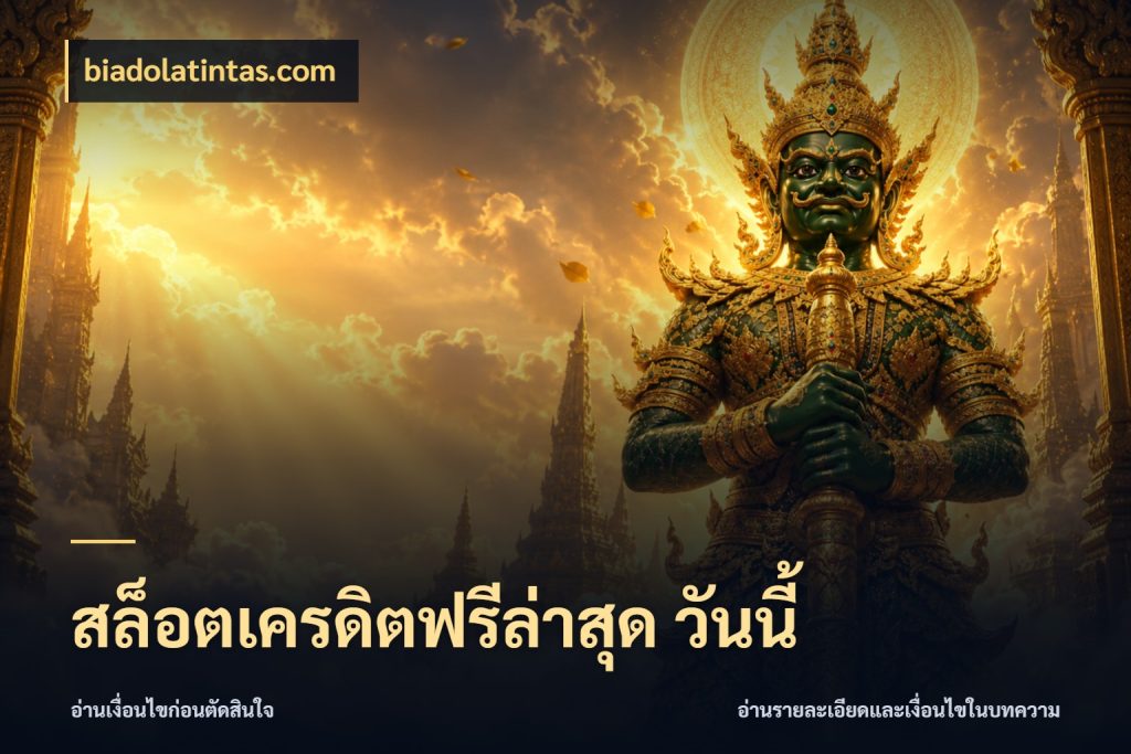 สล็อตเครดิตฟรีล่าสุด วันนี้ รู้จักยอดและขอบเขตของเครดิตฟรี กับ biadolatintas.com