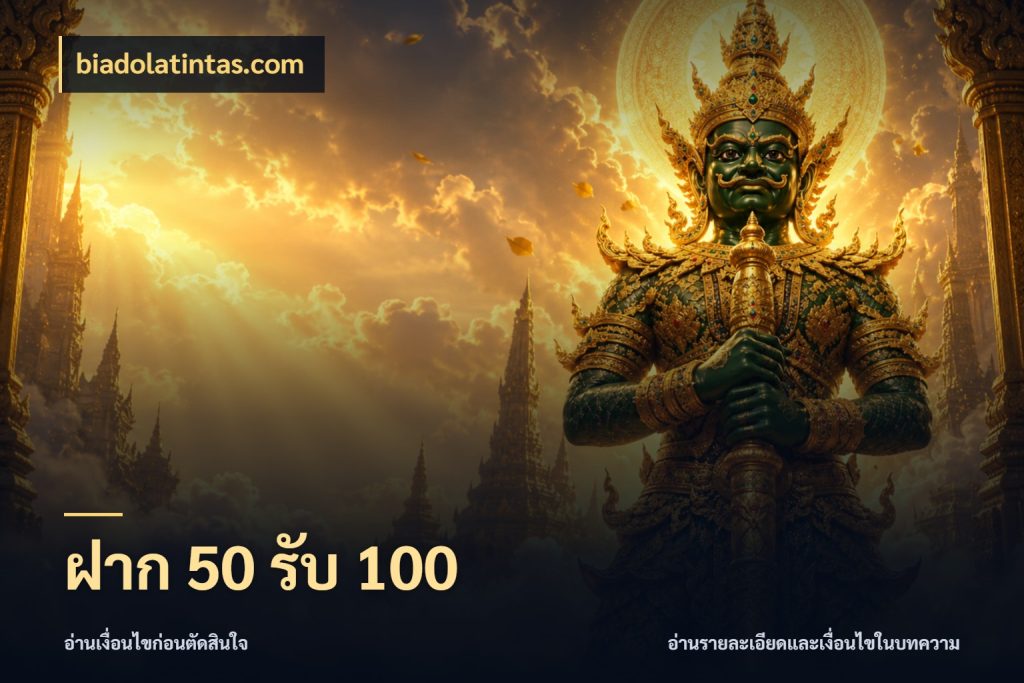 ฝาก 50 รับ 100 biadolatintas.com โปรกับเกมที่ชอบเลือกให้ตรงสไตล์
