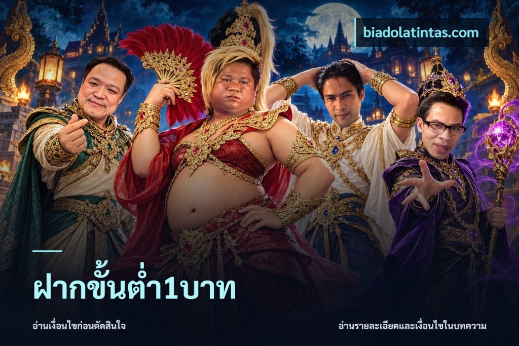 ฝากขั้นต่ำ1บาท