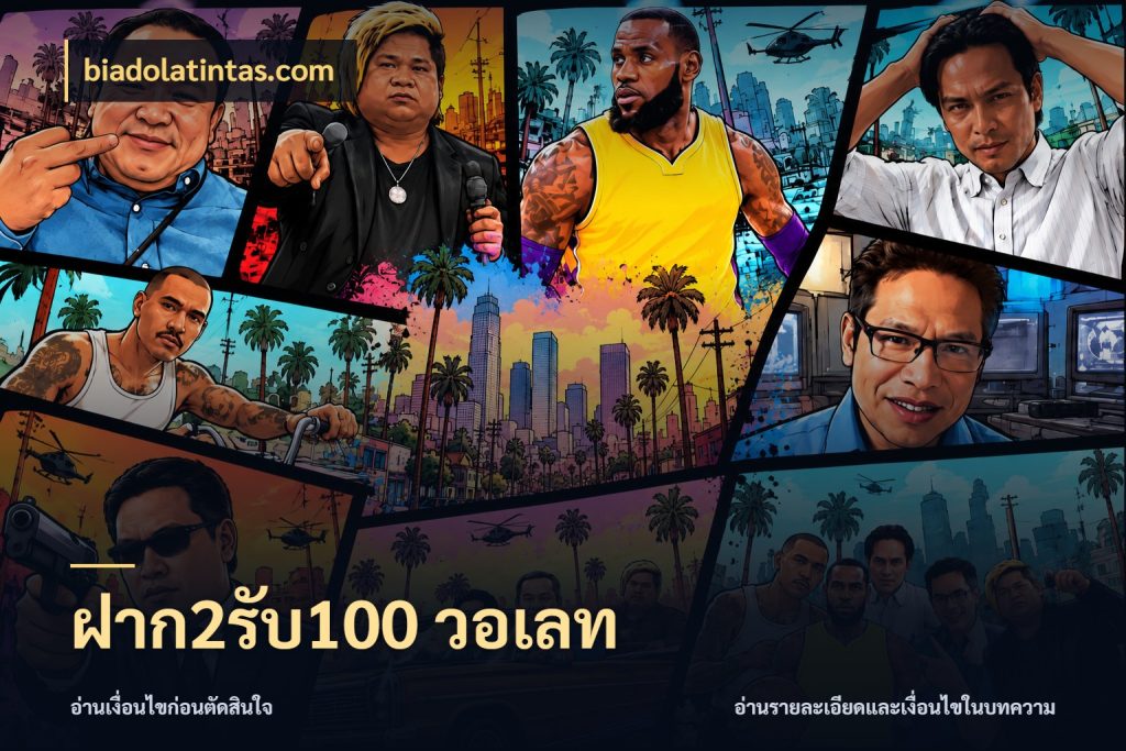 ฝาก2รับ100 วอเลท จับคู่โบนัสกับสไตล์เกมที่ชอบ กับ biadolatintas.com
