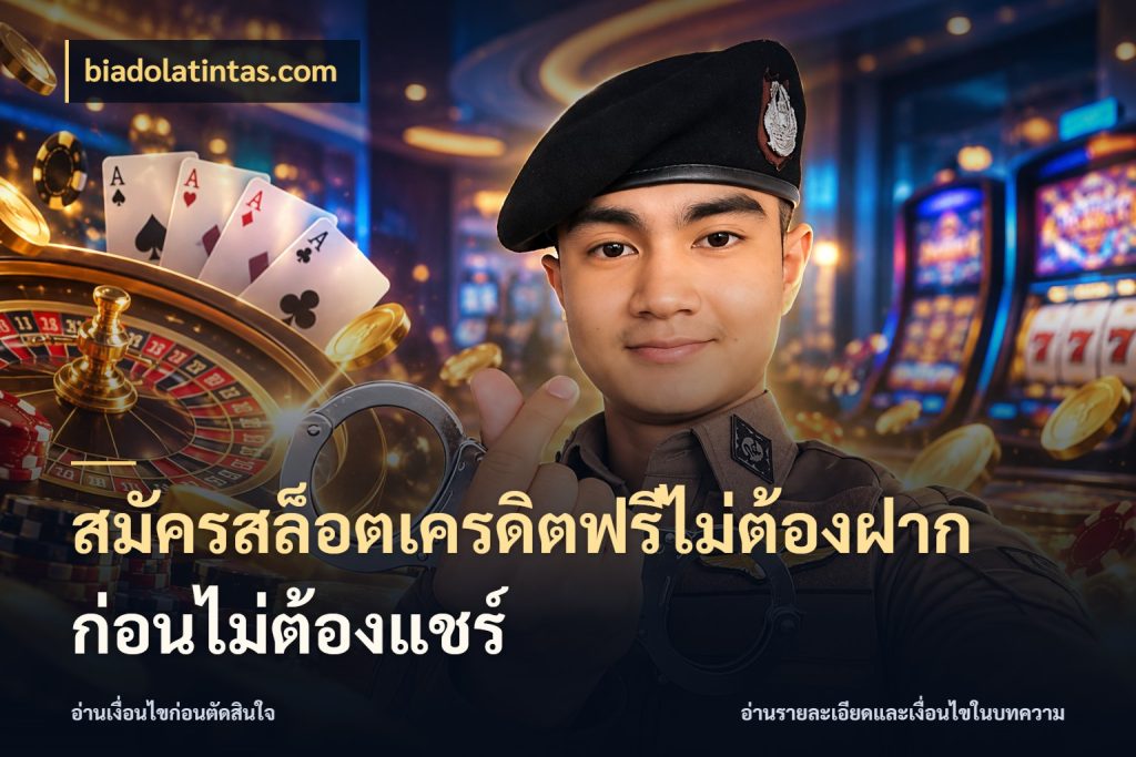 สมัครสล็อตเครดิตฟรีไม่ต้องฝากก่อนไม่ต้องแชร์ สายโบนัสเลือกมุมเครดิตให้ตรงสไตล์ กับ biadolatintas.com