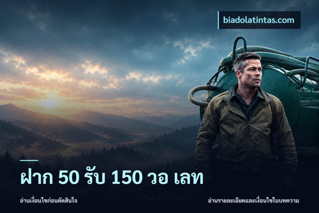 ฝาก 50 รับ 150 วอ เลท