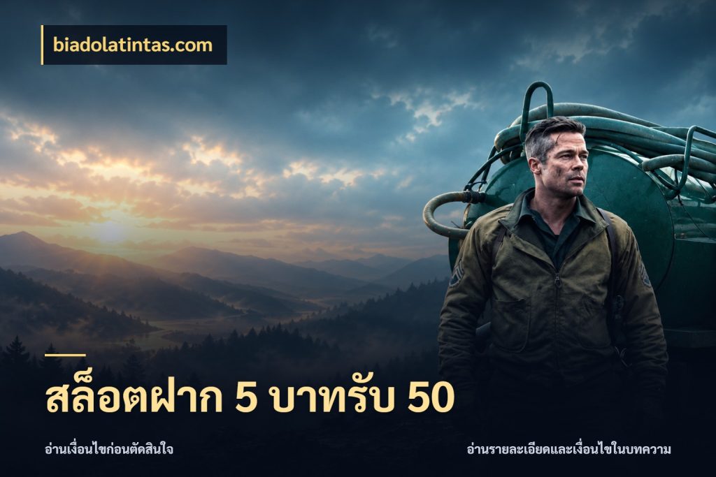 สล็อตฝาก 5 บาทรับ 50 biadolatintas.com โปรยอดรับที่สายเกมสนใจ